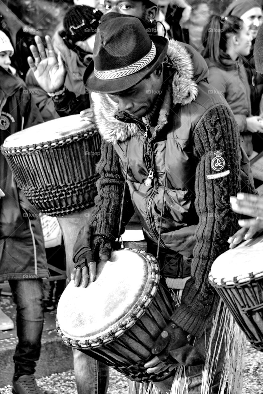 musician in the street