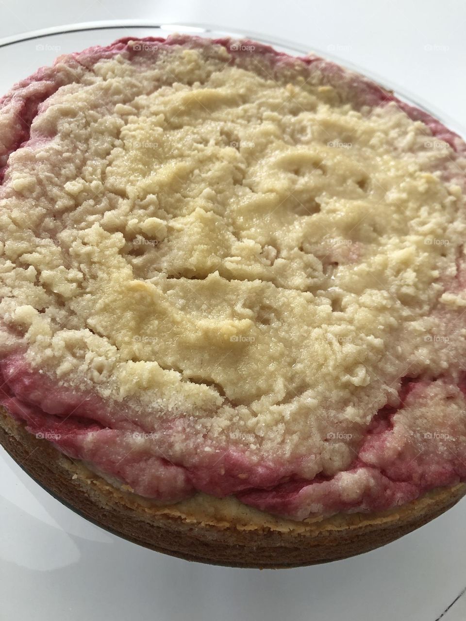 Raspberry Cream Cheese Coffee Cake 