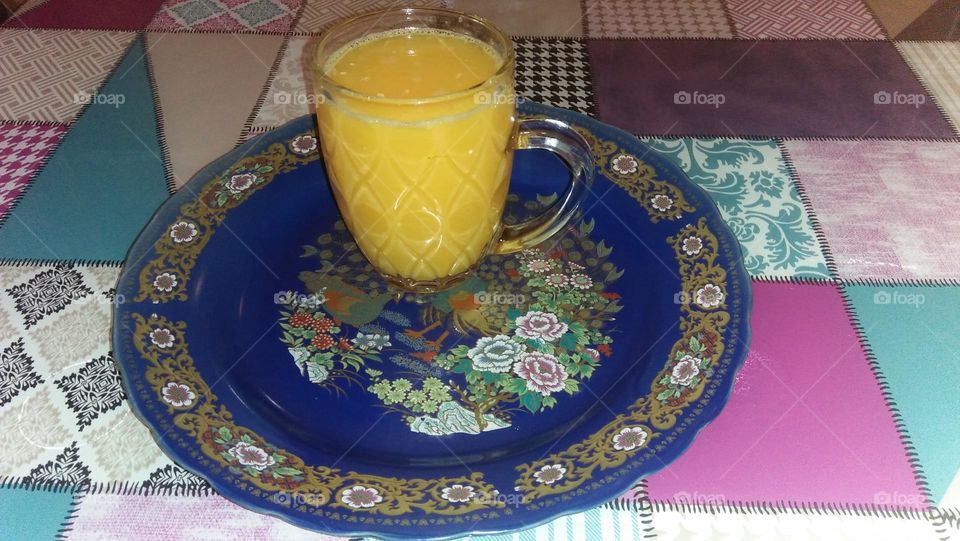 Cup of orange juice