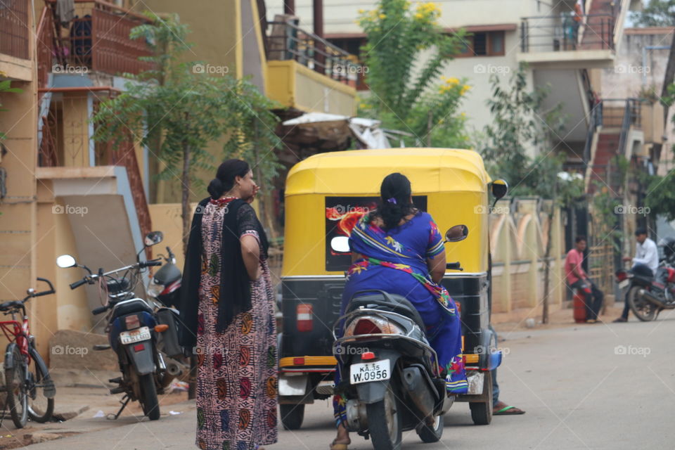 Street, Road, City, Bike, People