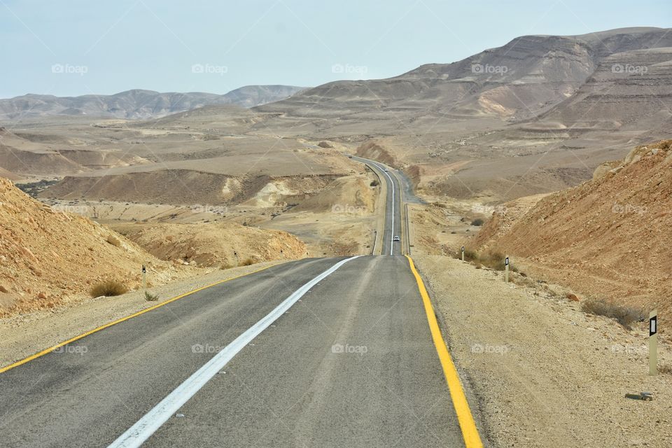 Road, No Person, Desert, Travel, Highway