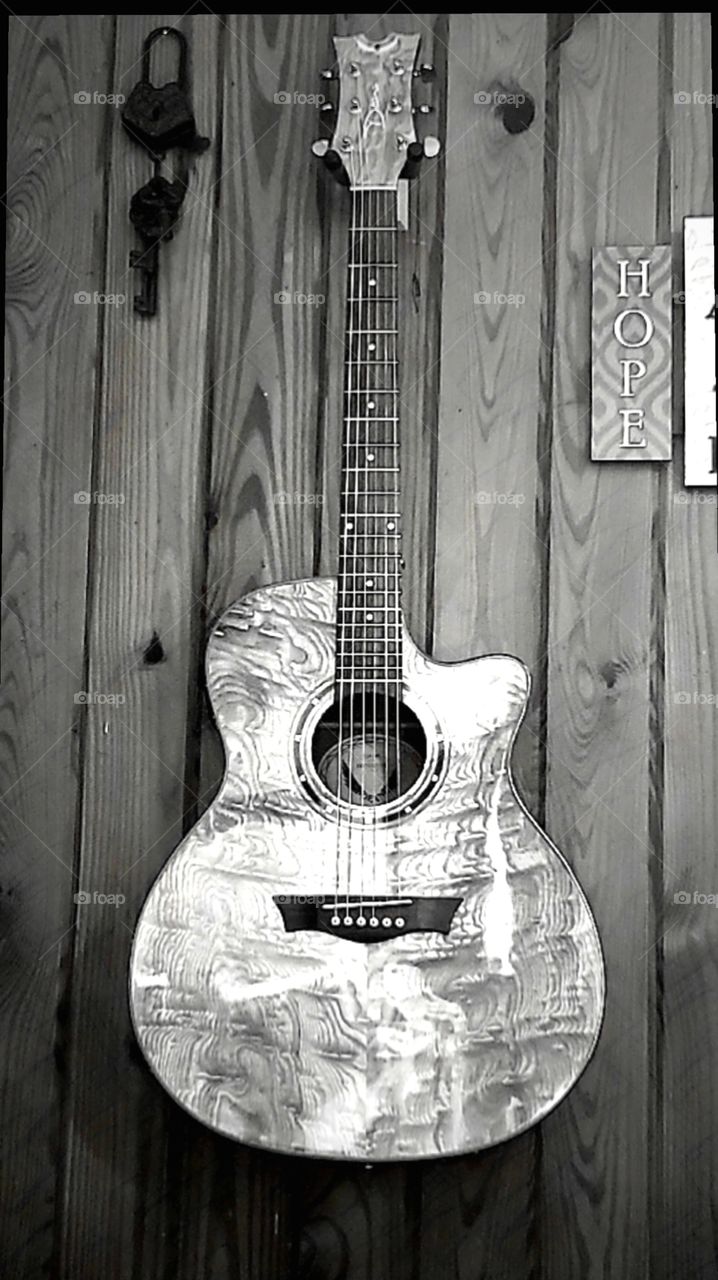 strings neck wall hope pegs