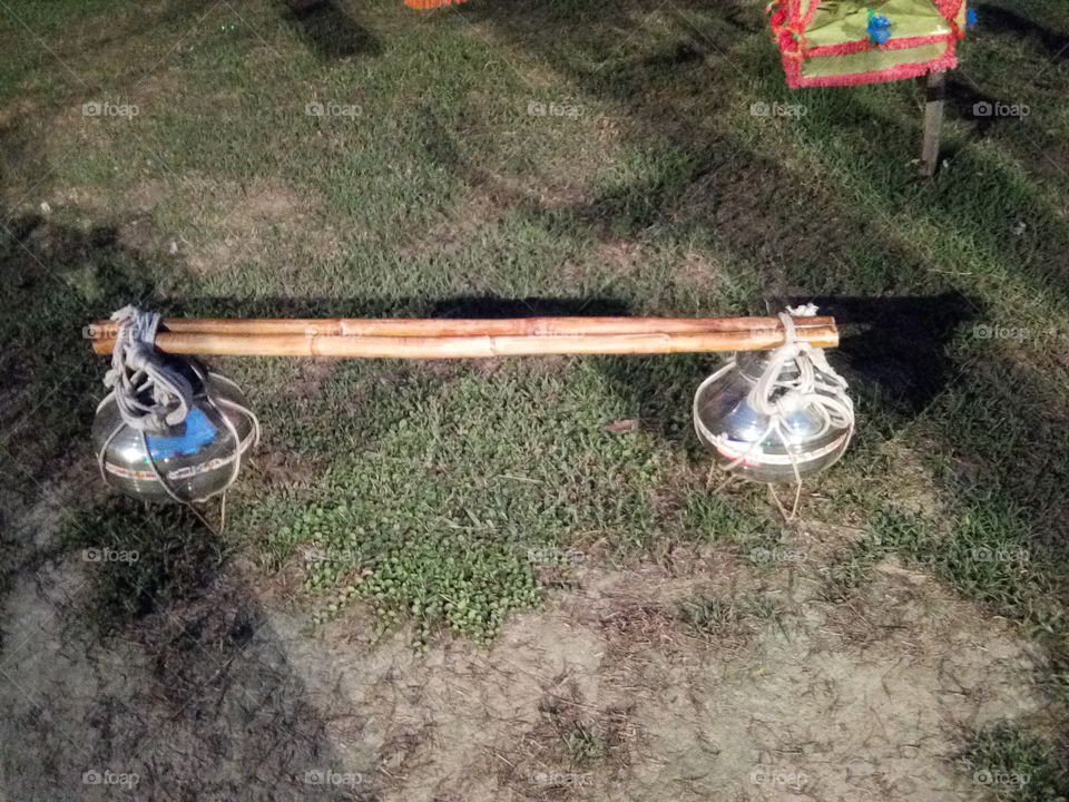 Lord Shiva's devotees- Sacred Ganga Water.