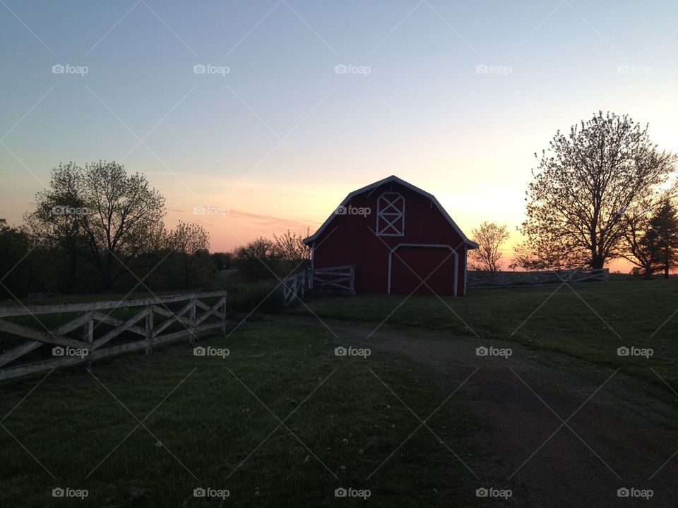 red barn
