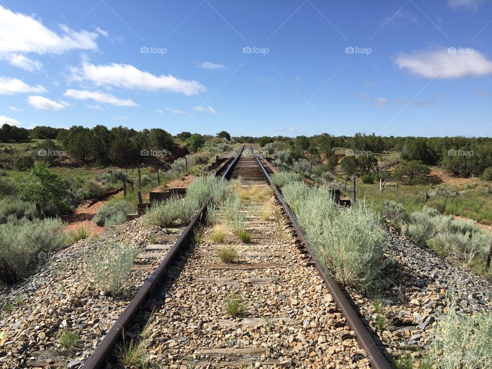 Railroad crossing from train heist scene in Breaking Bad. Lamy, NM