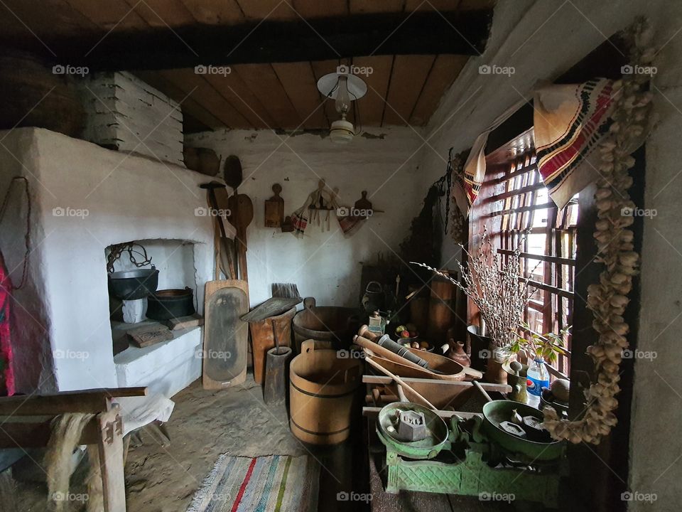 Rural old kitchen
