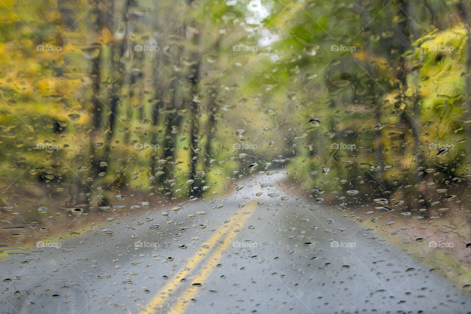 Rainy Day on the Road