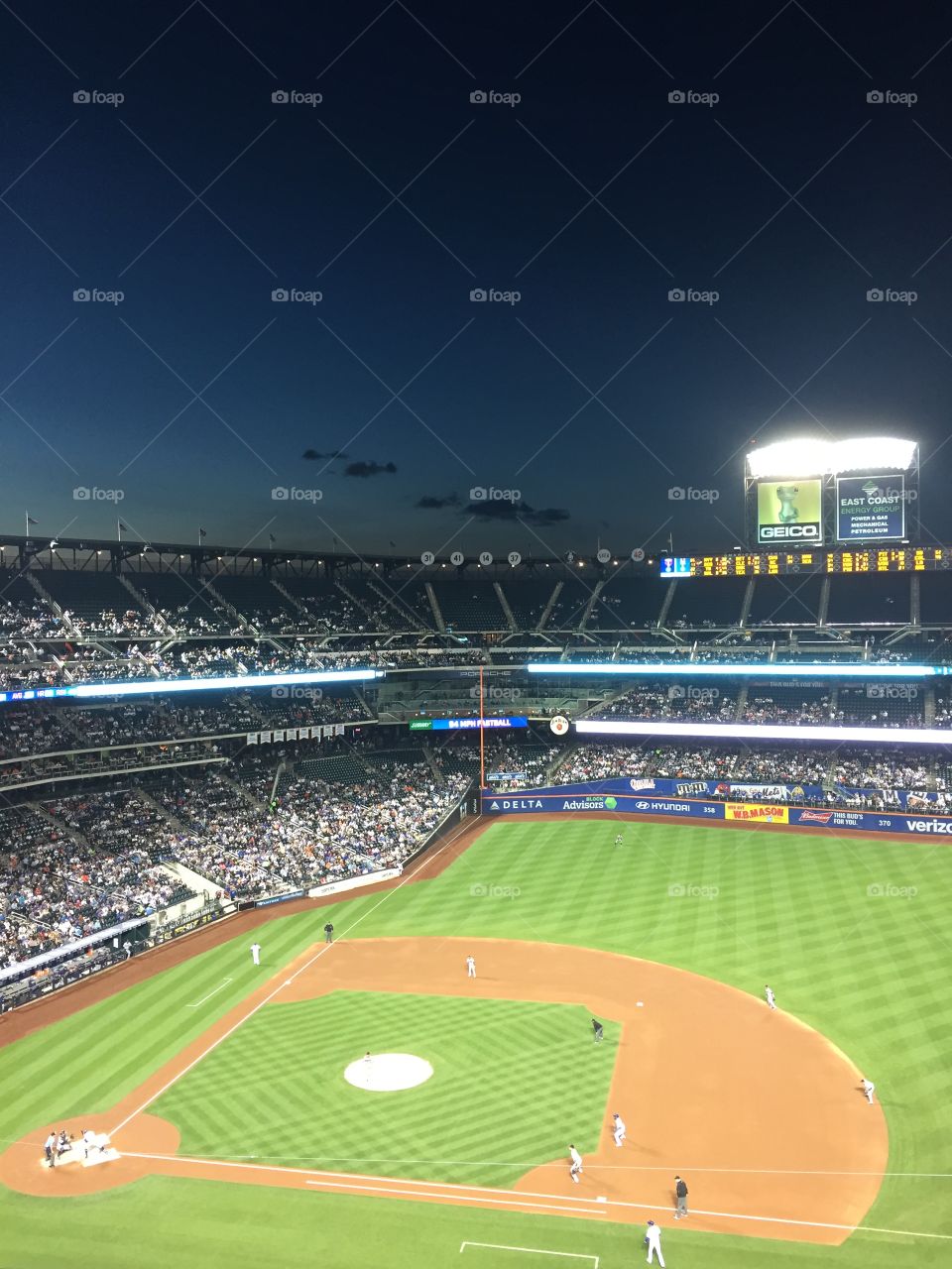Baseball game in New York 