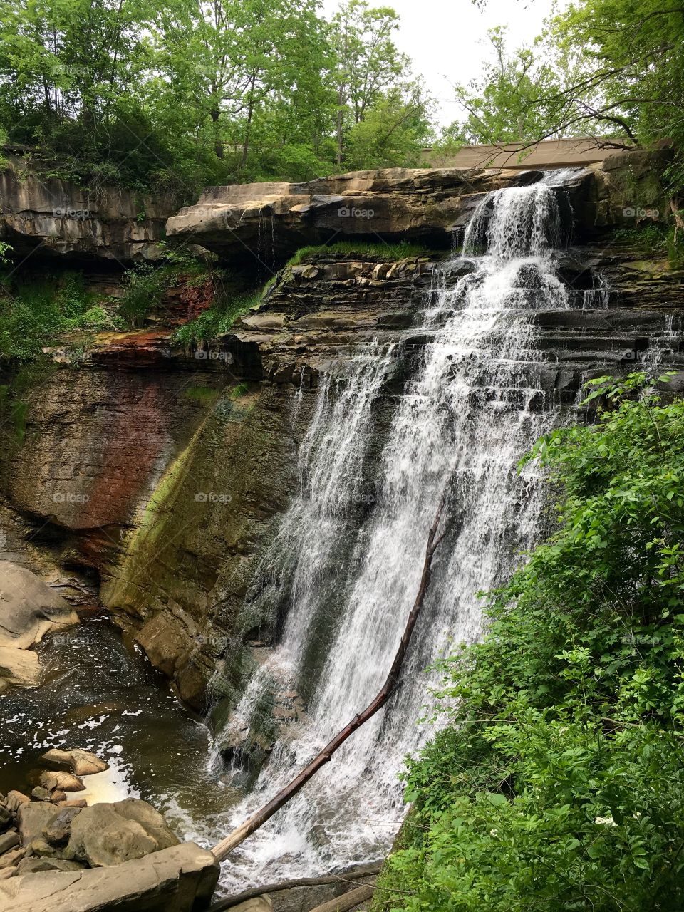 Brandywine Falls in Cuyahoga Falls Ohio 