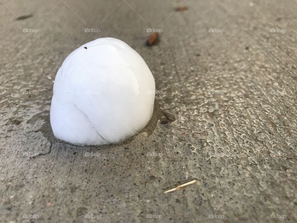 Hailed in Colorado boulder today 