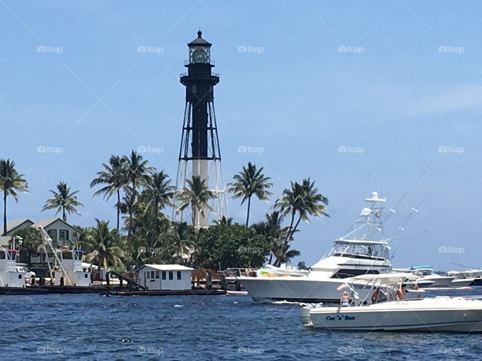 Lighthouse in Pompano Beach Florida