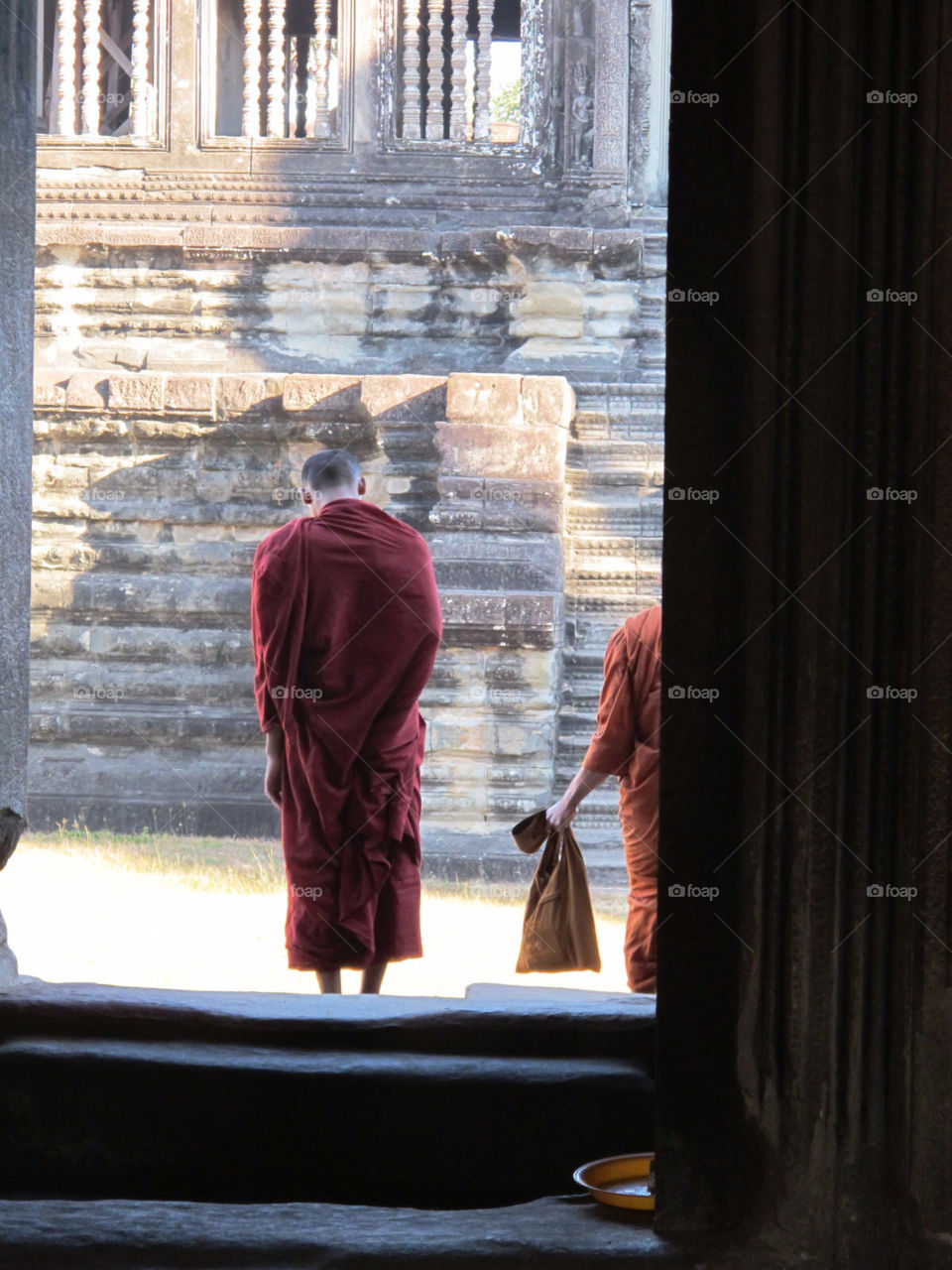 monk temples angkor wat siem reap cambodia by jpt4u