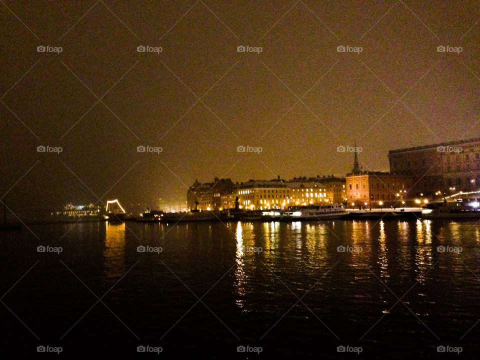 stockholm winter evening