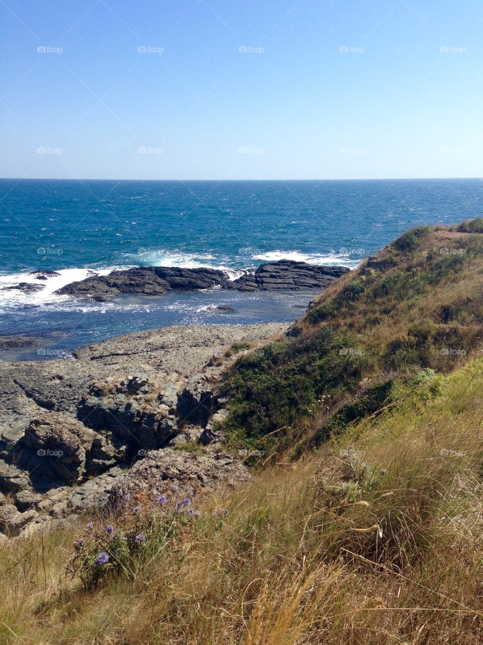 Beautiful view of Black Sea in Bulgaria