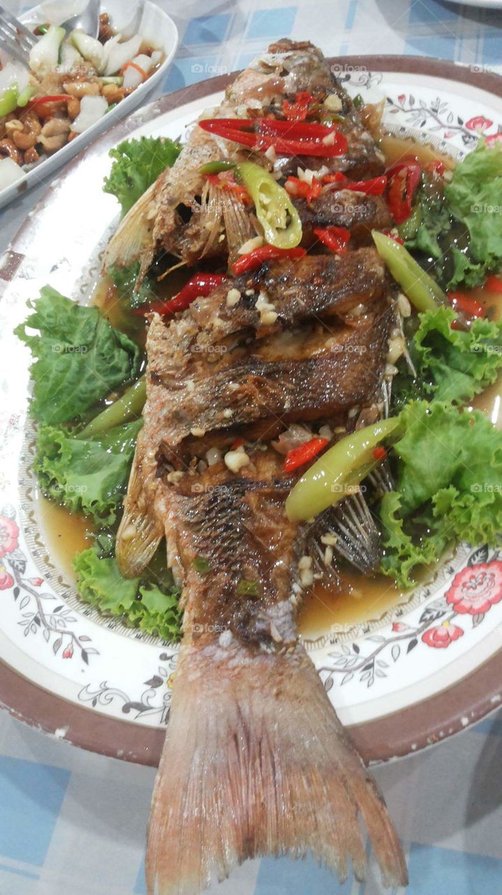 fried fish thai style