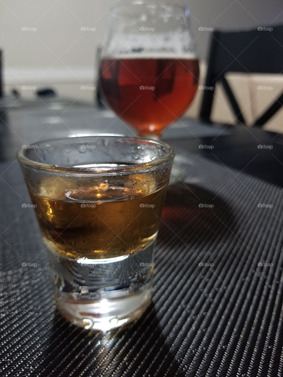 rum and beer- happy hour!