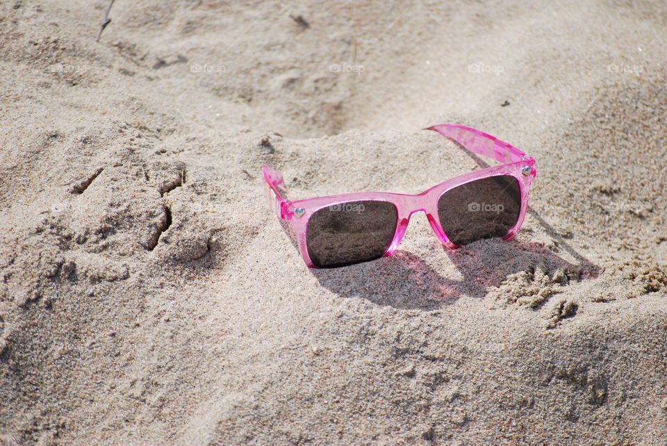 Shades left on the beach