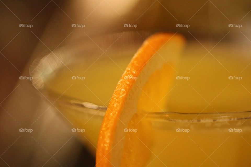 Orange martini