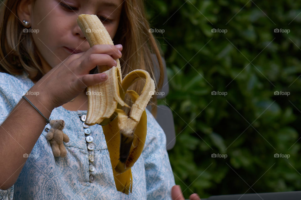 Eating a Banana