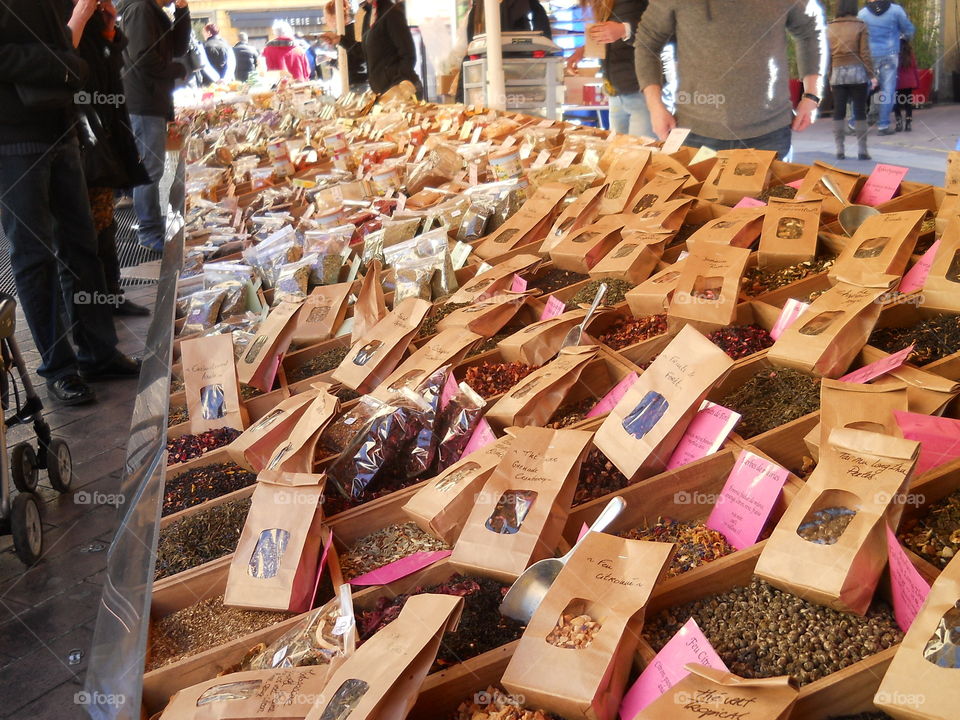 Delicious market.. Street Market with delicious spices from lots os types!