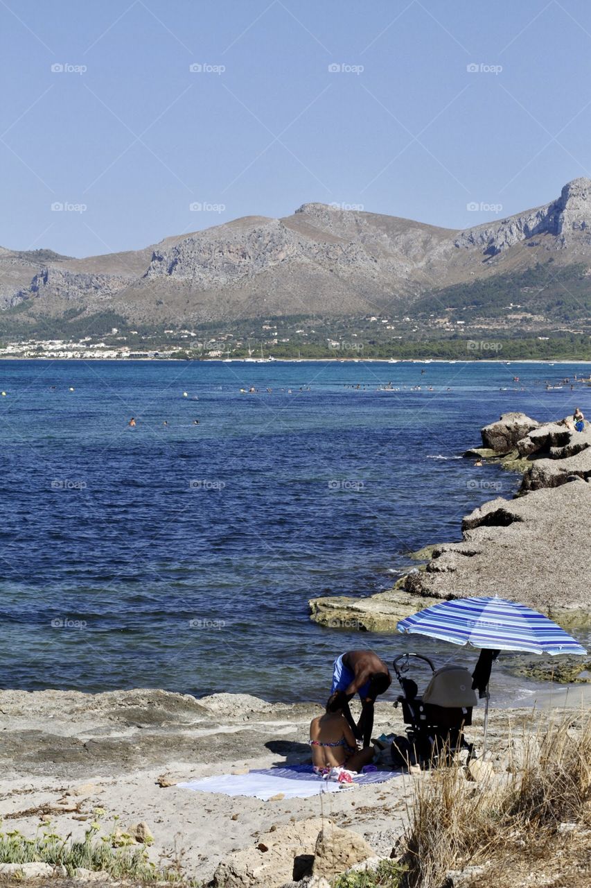 beautiful spanish beach