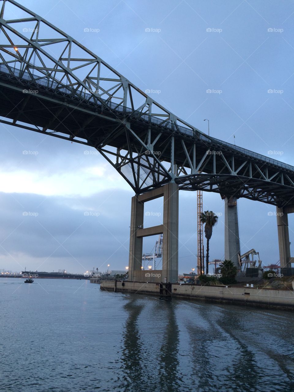 Port of Long Beach bridge 