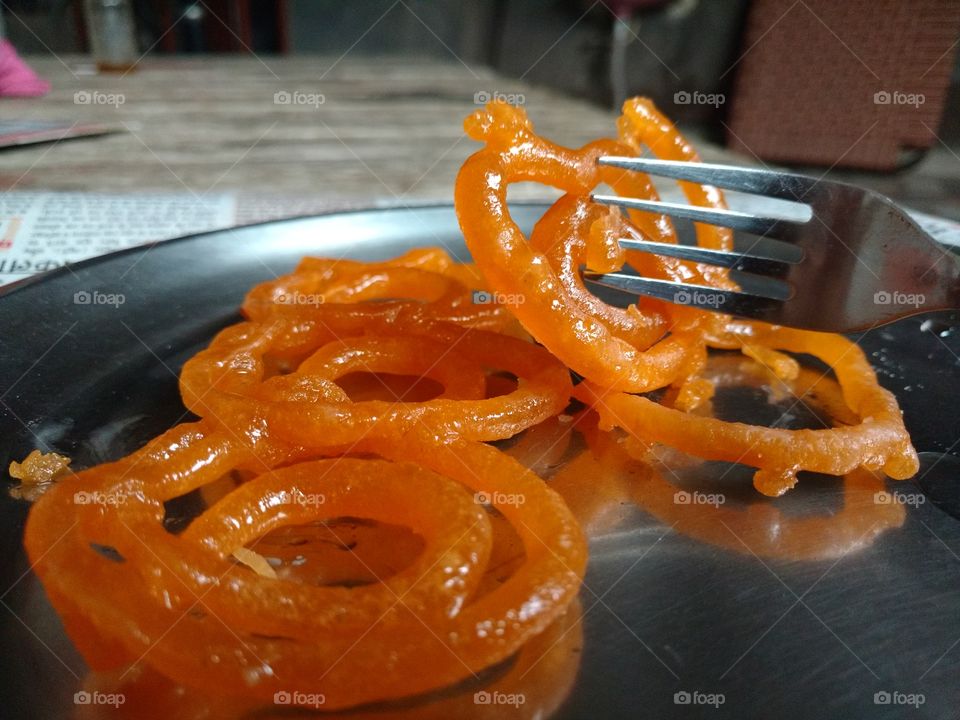 Indian sweet dish JLEBI