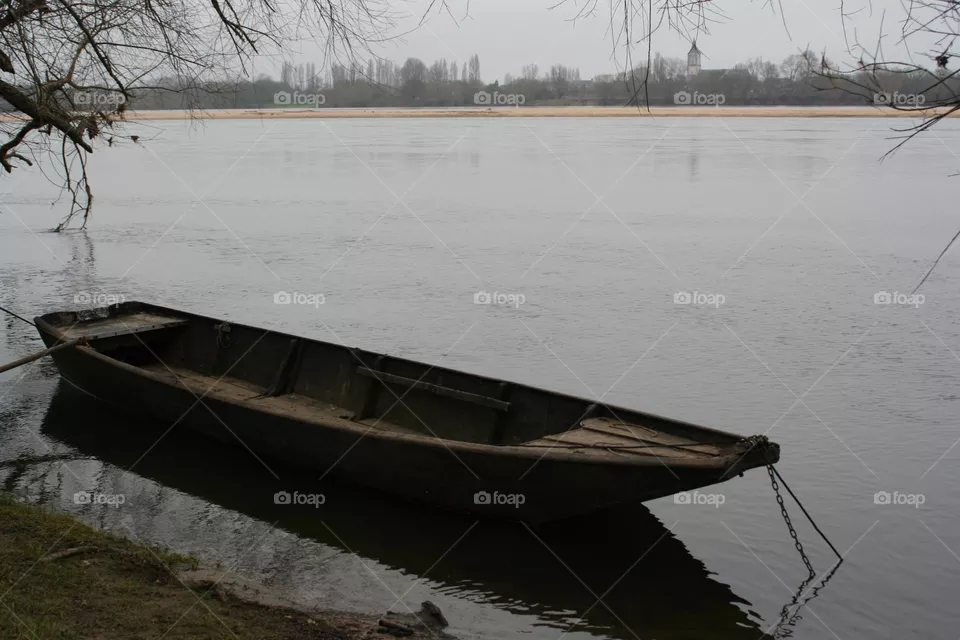 A boat In a River