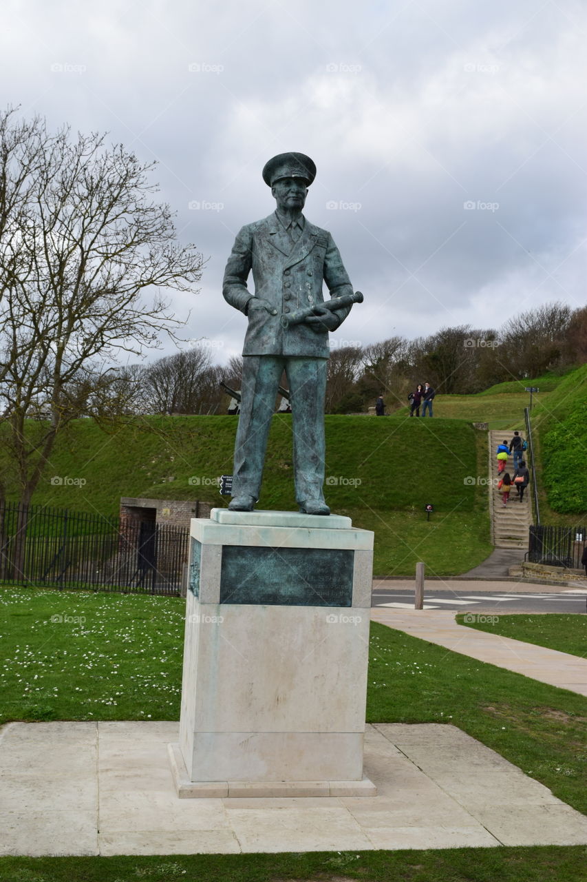 Statue at Dover Castle