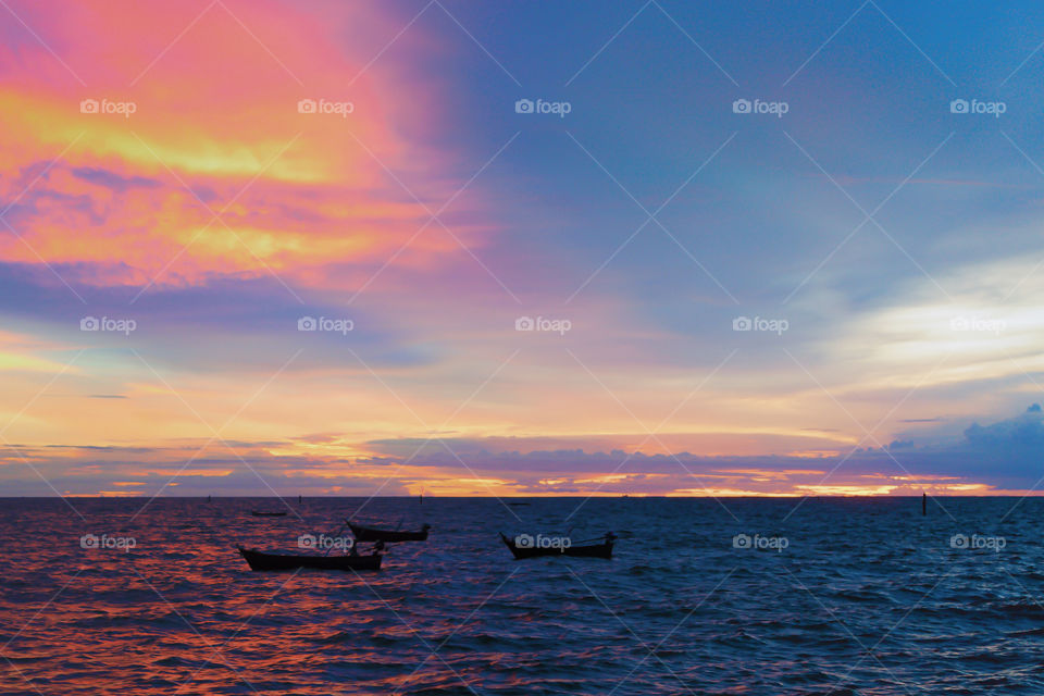 Evening Sky Background