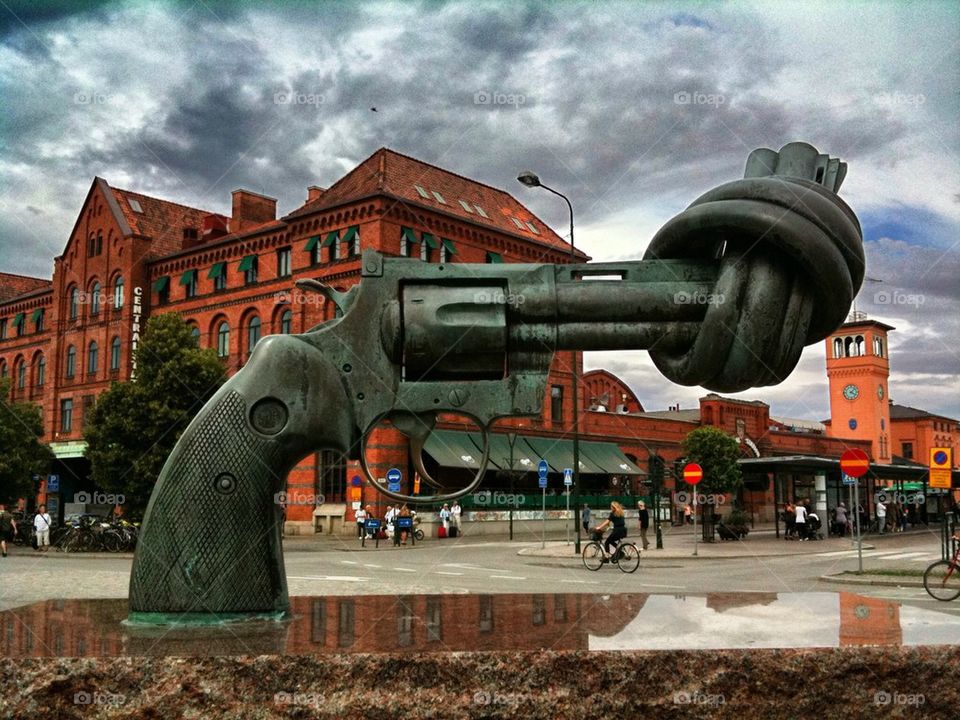 malmö city statue art by mirta980