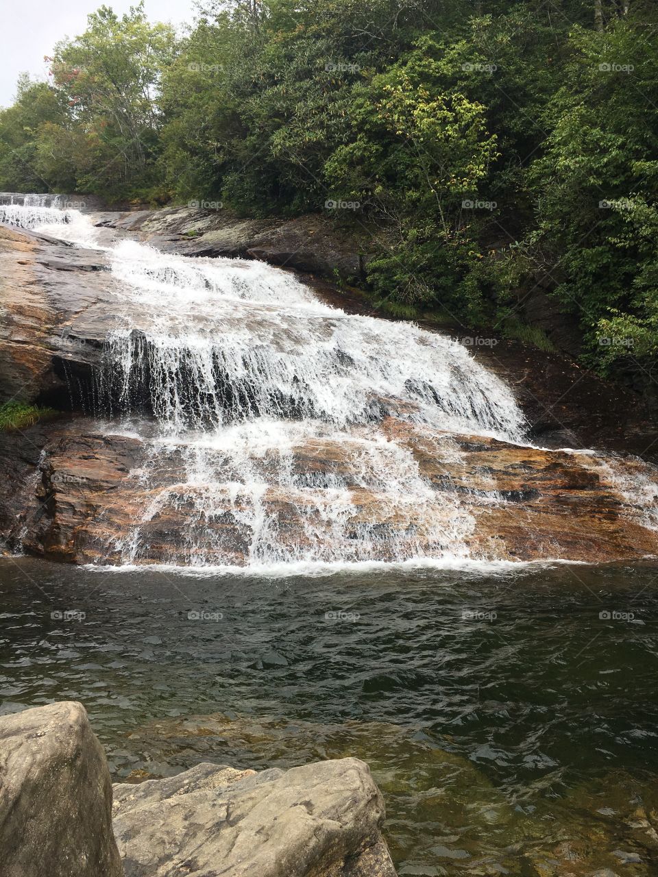 My favorite waterfall, off the Blue Ridge Parkway in NC. Too bad it was a little too cold for swimming that day.