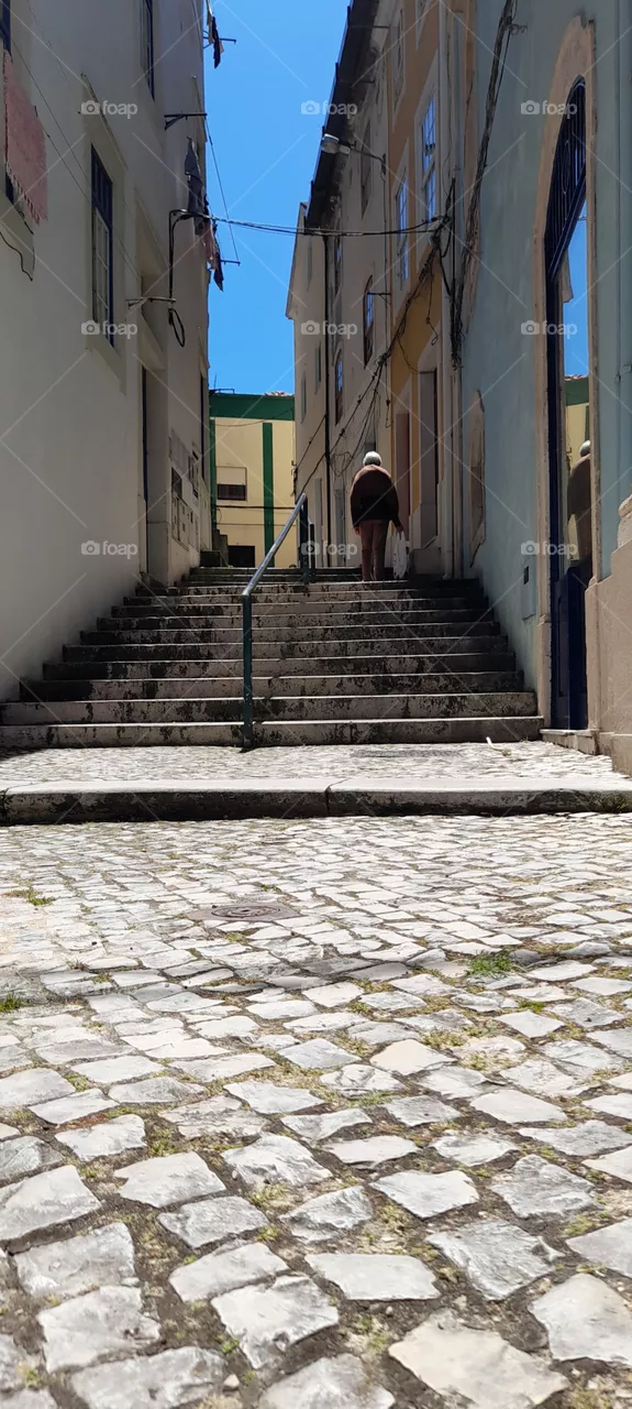walking around the city