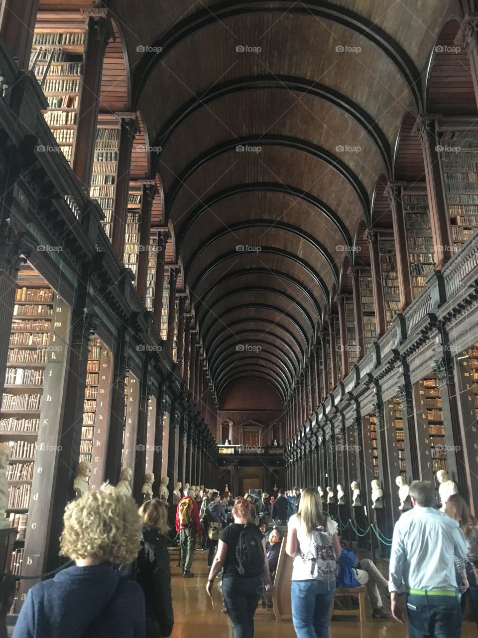 Trinity college Dublin, the long room. 
