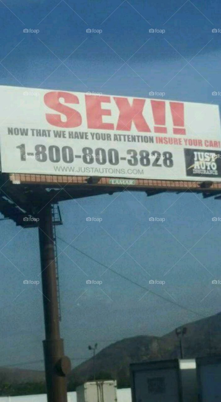 billboard in California