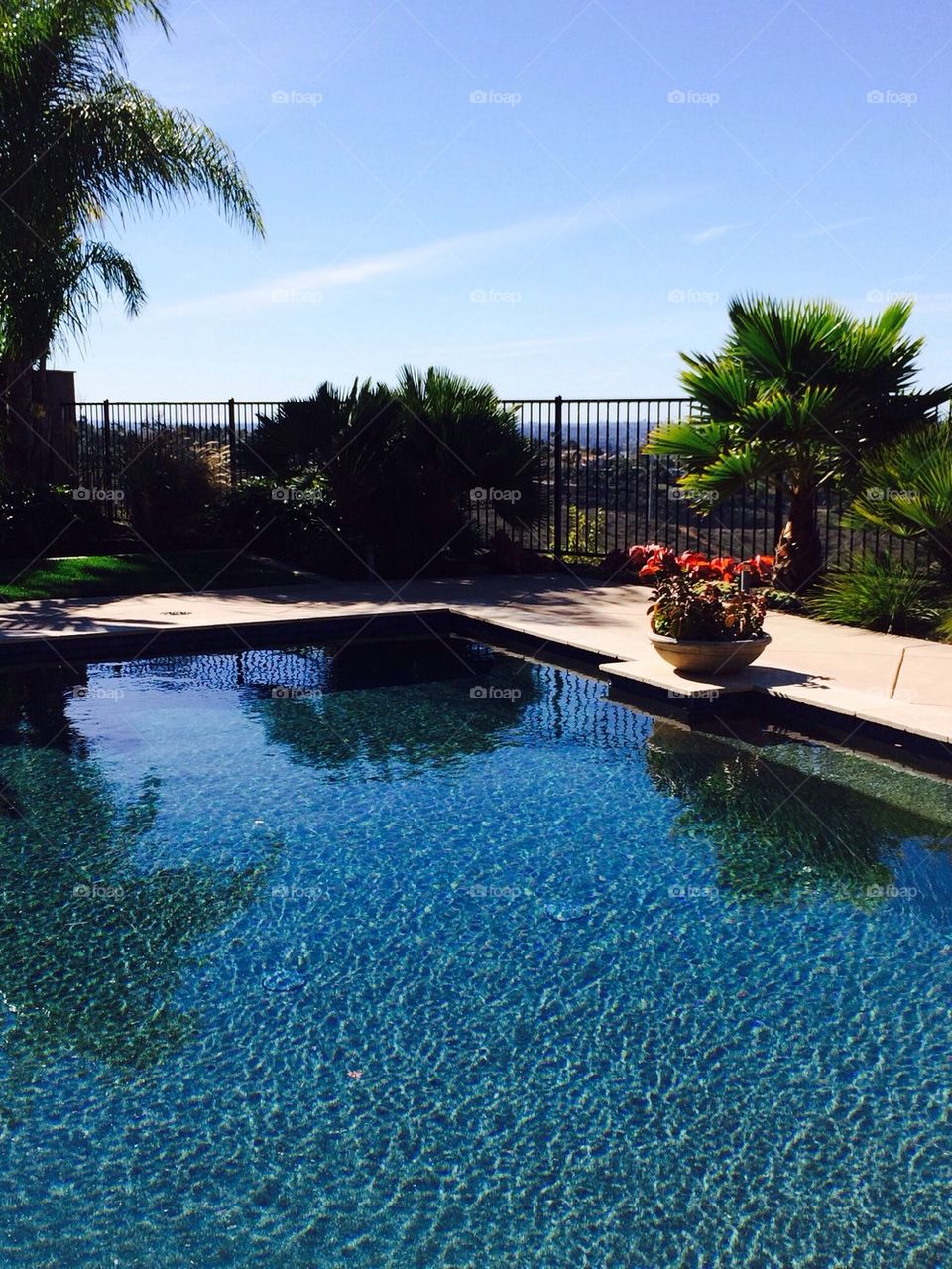 Deep Blue Swimming Pool