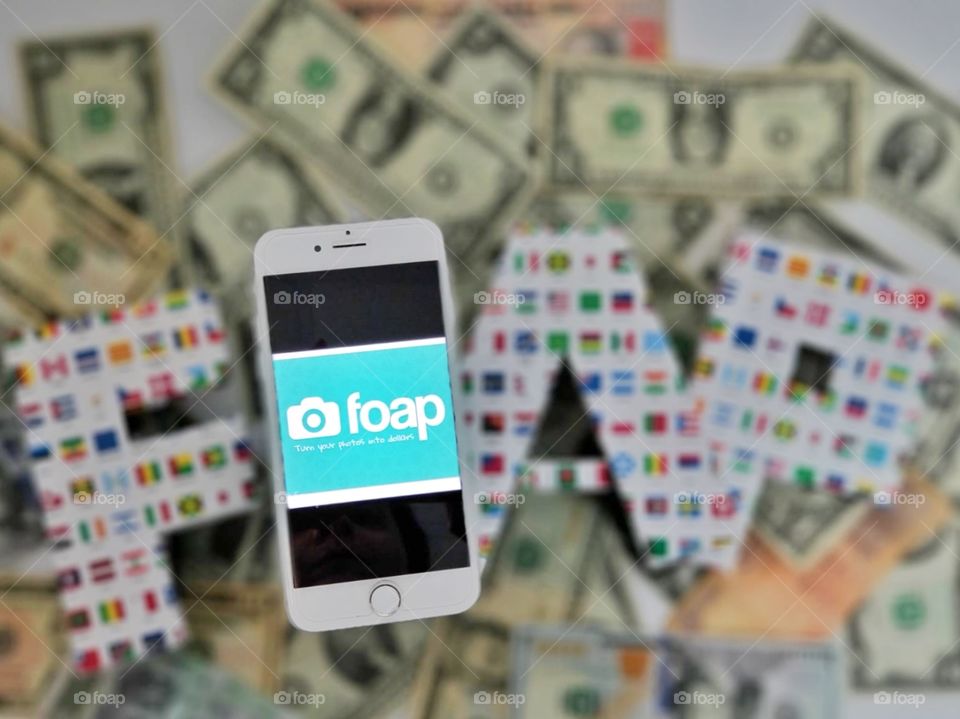 Foap app on iPhone 