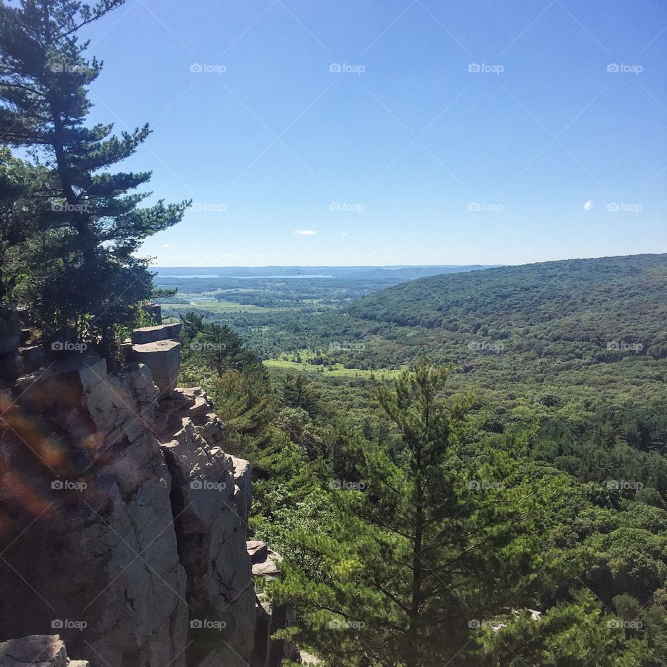 Climbing up here was no fun but the views were amazing. 