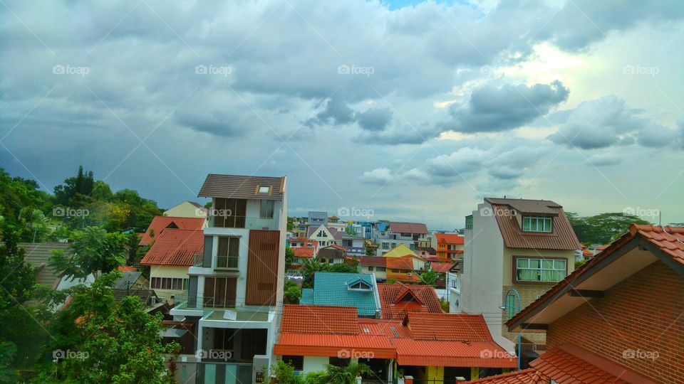 from a distance. view from my balcony