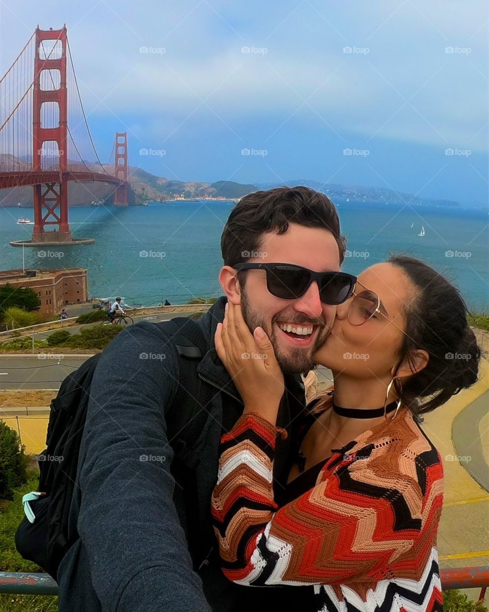 Kisses at the Golden Gate