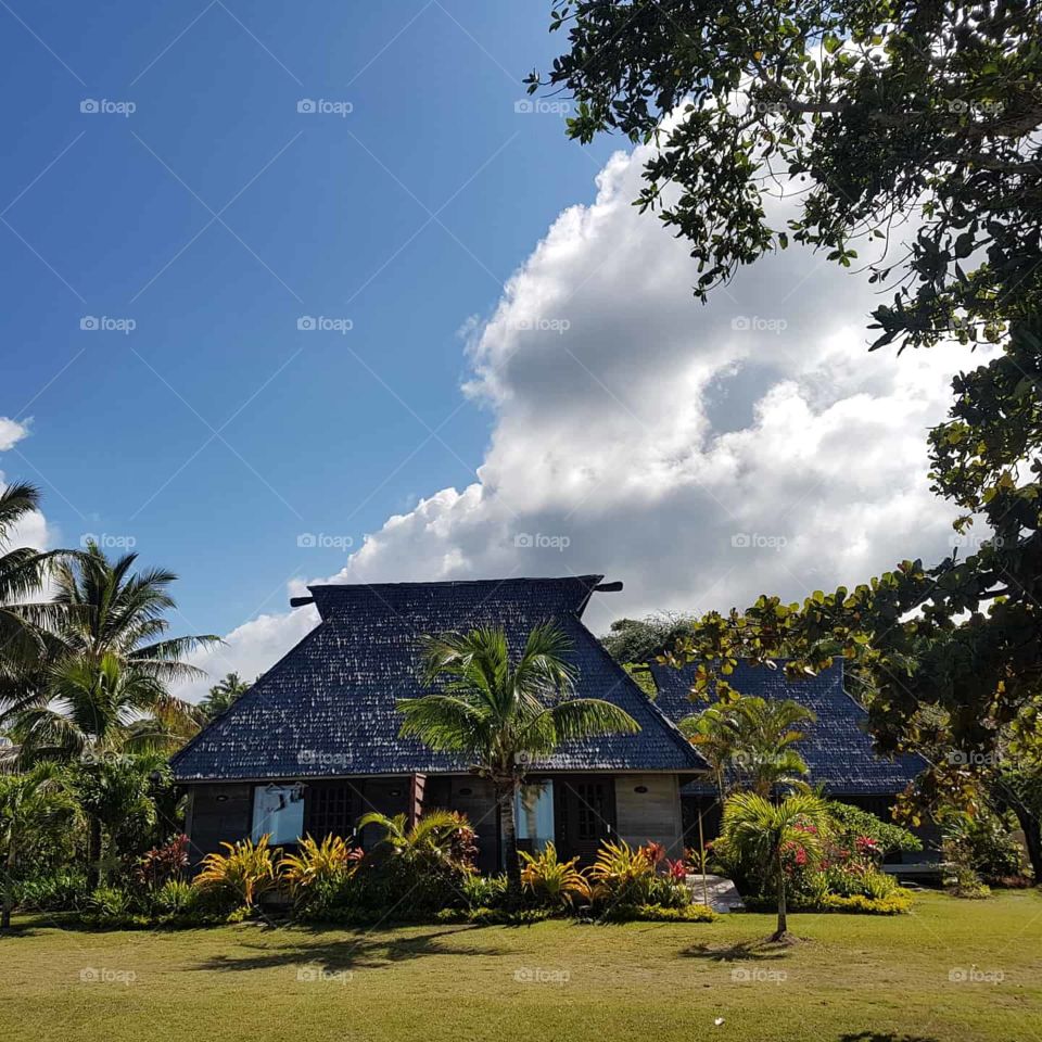 Fiji island trip, beachfront Bure