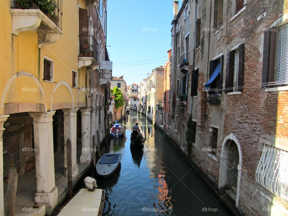 Street, Canal, Town, City, Narrow