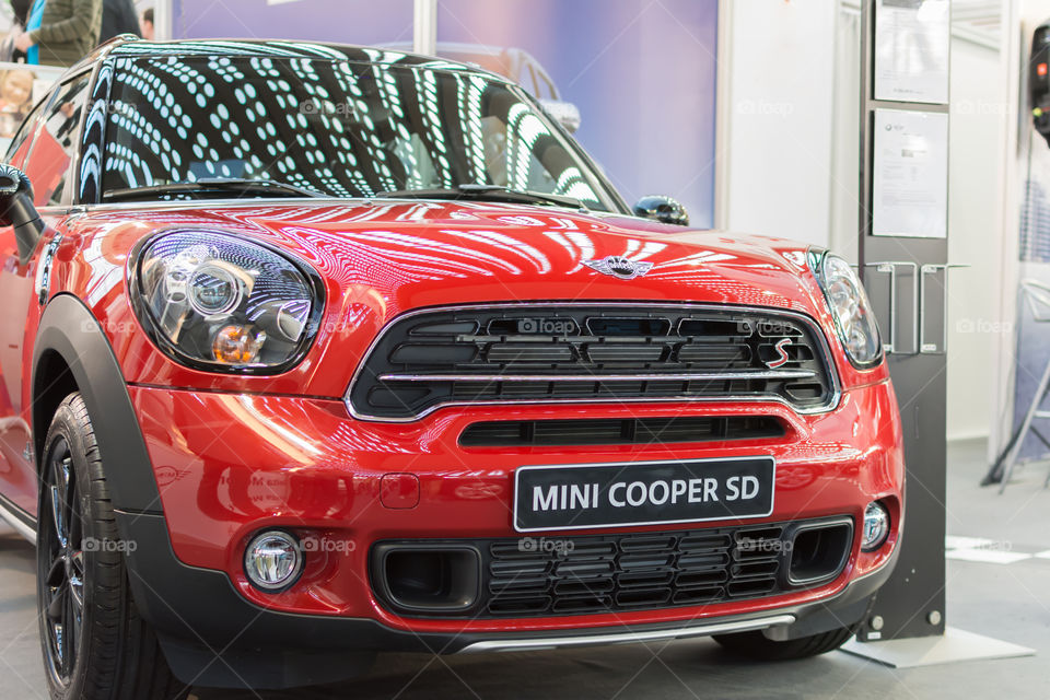 mini cooper on belgrade car show 2016