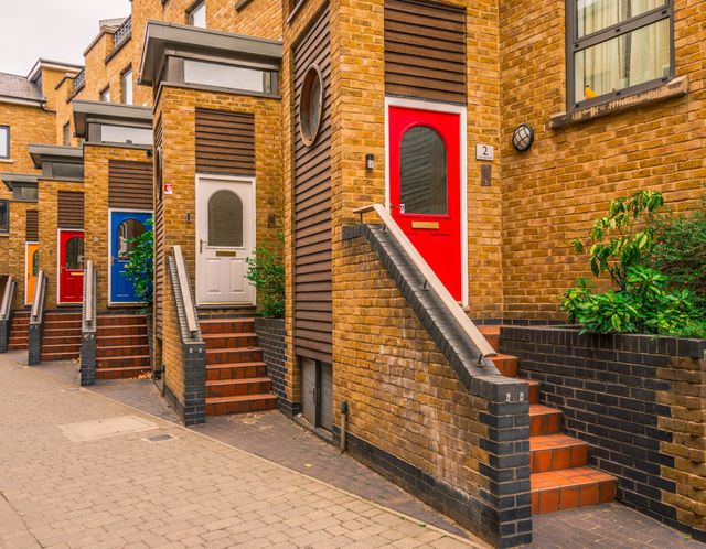 Colored doors