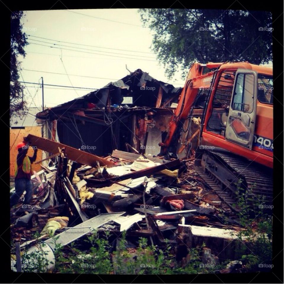 Demolition of our home