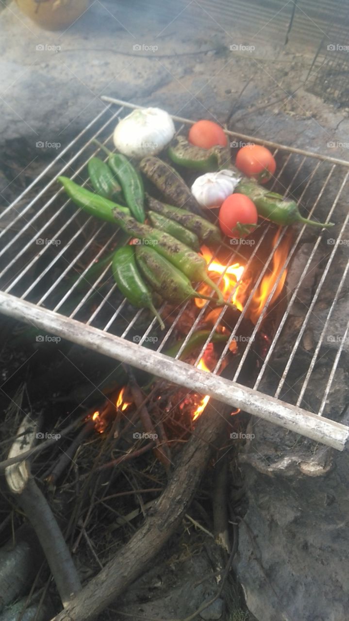cooking in the forest 😍😍