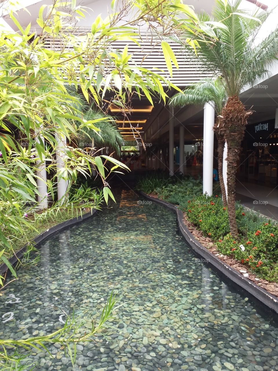 Water cannel in resort