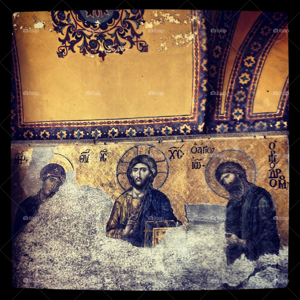 Mosaic of Hagia Sophia