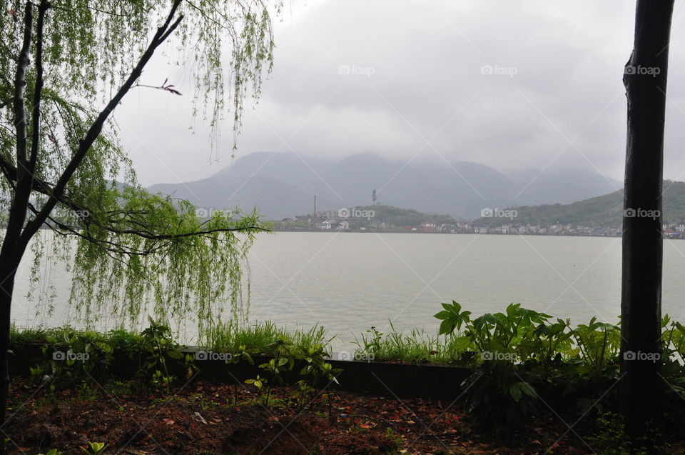 Duhu reservoir, Cixi, zheijiang province, China. Spring 2015.
