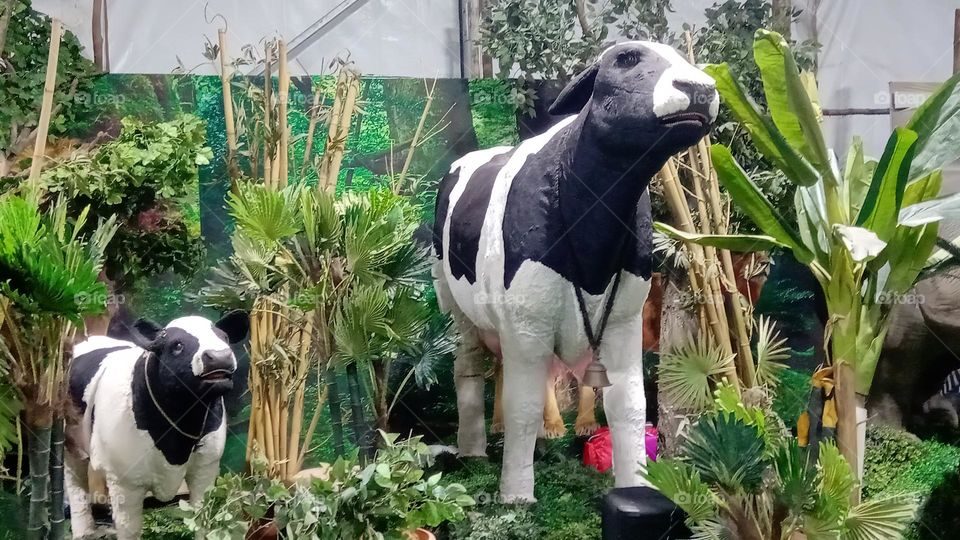 Hand made cows